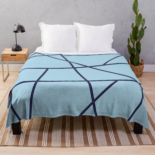 Item preview, Blue Abstract Lines Pattern designed and sold by Gevover.