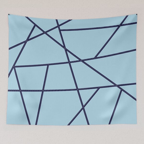 Item preview, Blue Abstract Lines Pattern designed and sold by Gevover.