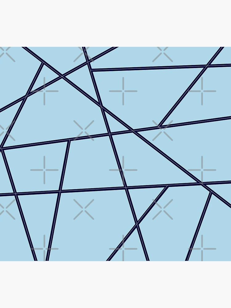 Thumbnail 5 of 5, Socks, Blue Abstract Lines Pattern designed and sold by Gevover.