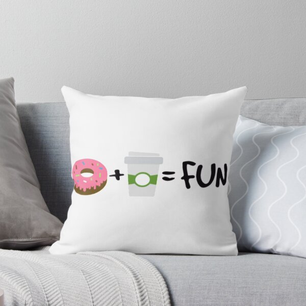 Item preview, Donuts + Coffee = Fun designed and sold by EqualsFun.