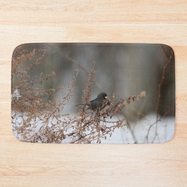 Item preview, Dark-eyed Junco Snacktime designed and sold by LisaNaturePhoto.