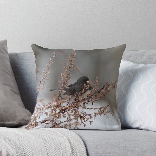 Item preview, Dark-eyed Junco Snacktime designed and sold by LisaNaturePhoto.