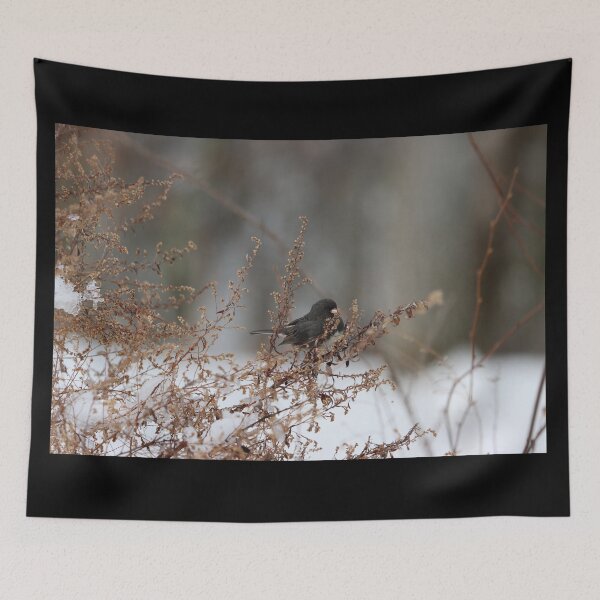Item preview, Dark-eyed Junco Snacktime designed and sold by LisaNaturePhoto.