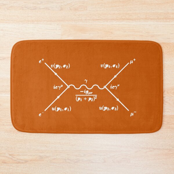 Item preview, Feynman diagram electron positron scattering designed and sold by NoetherSym.