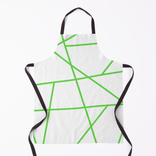 Item preview, Green Abstract Lines White Pattern designed and sold by Gevover.