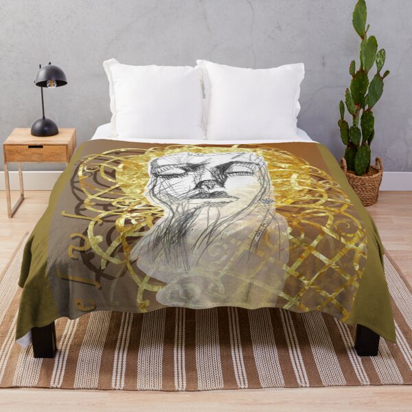 Item preview, Gold Sun Jesus (Drawing by AliceCCI)  designed and sold by VanyssaGraphics.