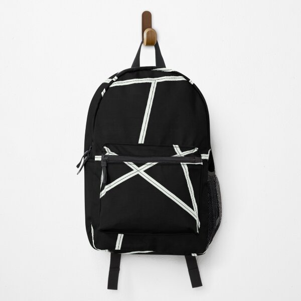 Item preview, White Abstract Lines Black Pattern designed and sold by Gevover.
