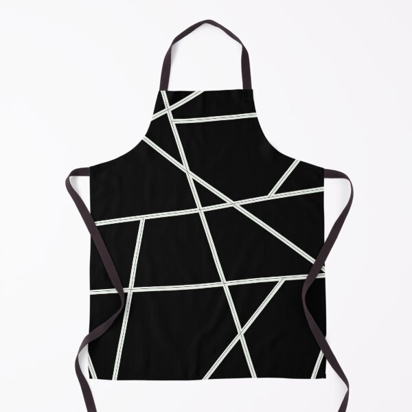 Item preview, White Abstract Lines Black Pattern designed and sold by Gevover.