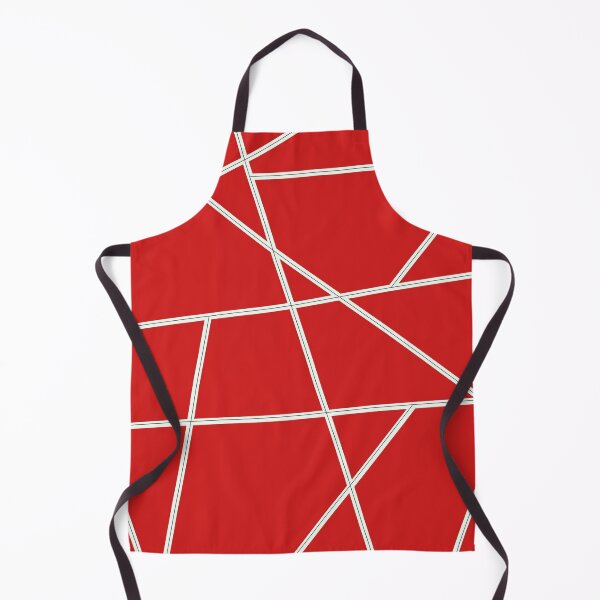 Item preview, White Abstract Lines Red Pattern designed and sold by Gevover.