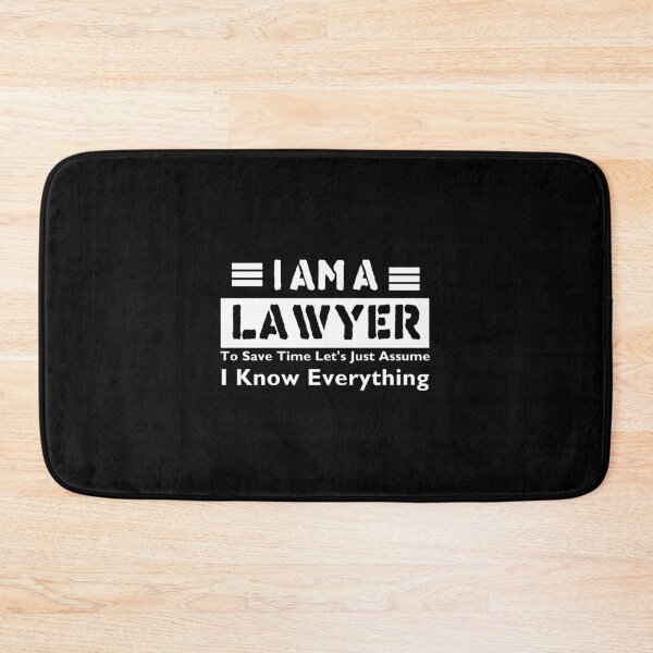 Item preview, Great Lawyer Gifts /I Am A Lawyer To Save Time Let's Just Assume I Know Everything / Lawyer Quotes / Lawyer's day / funny gift ideas  designed and sold by biigshow.
