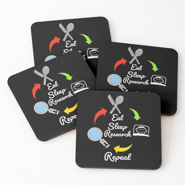 Item preview, Eat Sleep Research Repeat designed and sold by Preety Padhiyar.