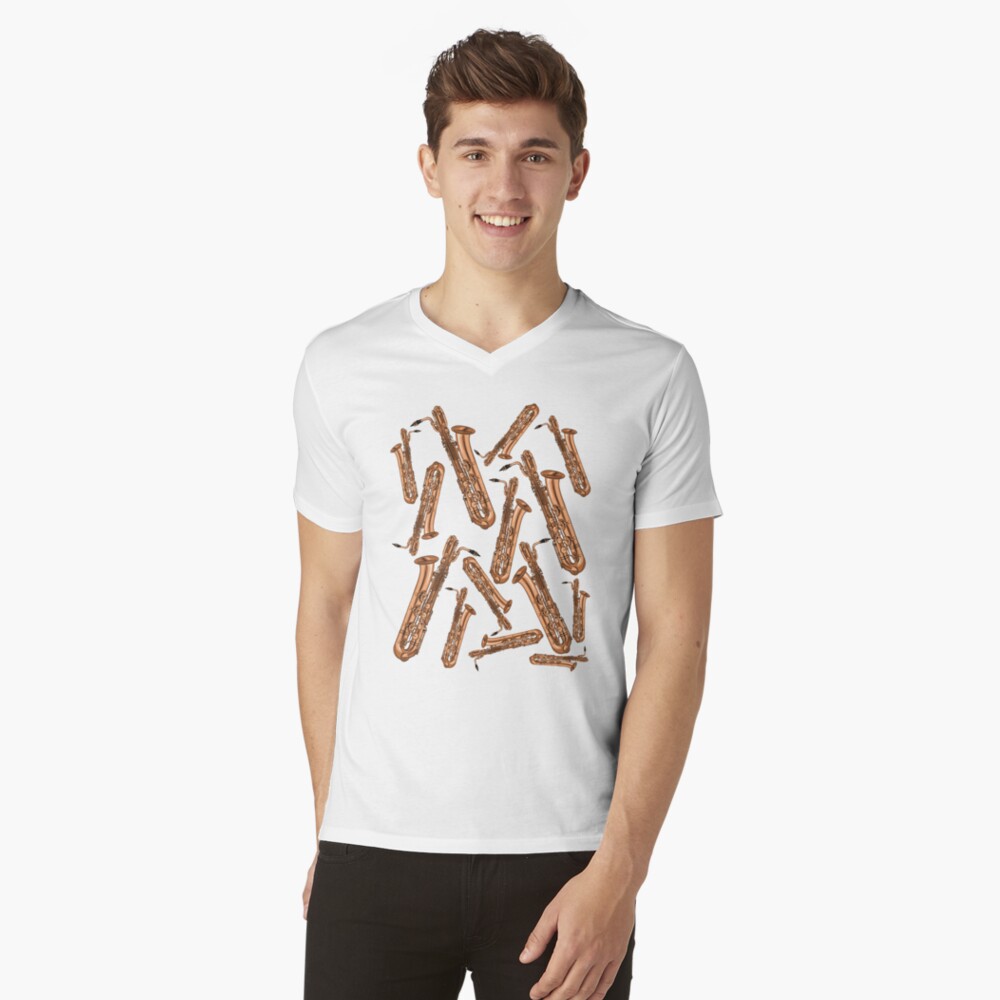 Item preview, V-Neck T-Shirt designed and sold by jasmijndeklerk.