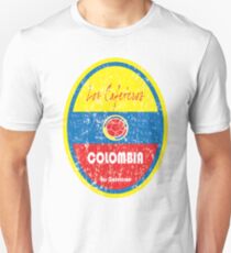 Camiseta ajustada Fútbol - Colombia (angustiado)