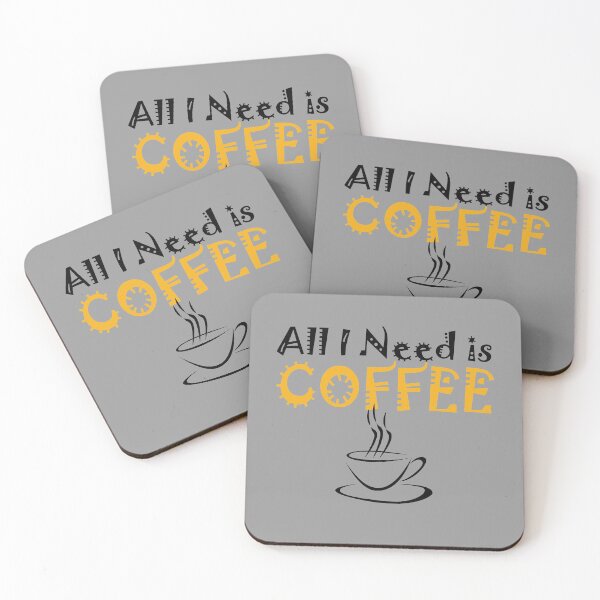 Item preview, All I Need is Coffee funny coffee lover gift designed and sold by amedo14.