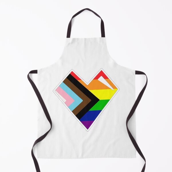 Item preview, Inclusive/Progressive Rainbow Pride Heart designed and sold by moonboi-designs.