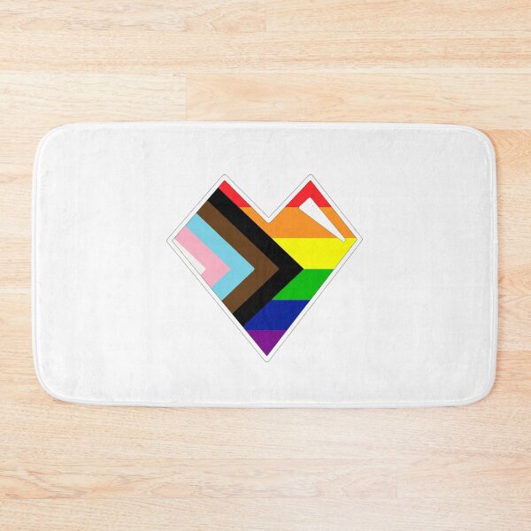 Item preview, Inclusive/Progressive Rainbow Pride Heart designed and sold by moonboi-designs.