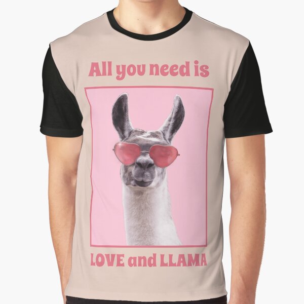 All you need is love and llamas Graphic T-Shirt