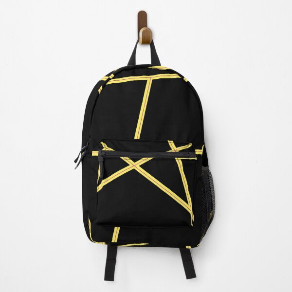 Item preview, Yellow Abstract Lines Black Pattern designed and sold by Gevover.