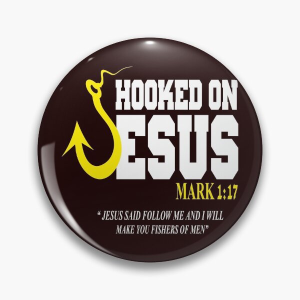 Item preview, HOOKED ON JESUS designed and sold by teemaker24.