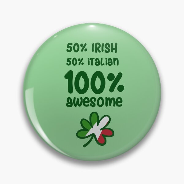 Item preview, Saint Patricks Day Half Irish Half Italian Awesome T-Shirt designed and sold by TheFlipRepublic.