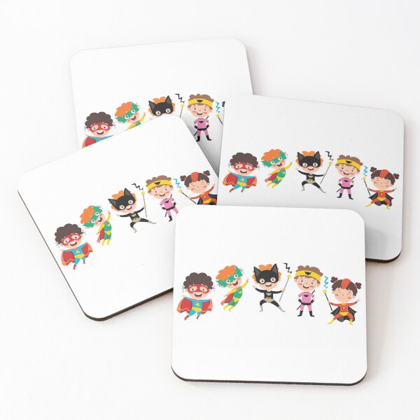 Item preview, Little Funny Cartoon Superheroes designed and sold by SSK Designs.