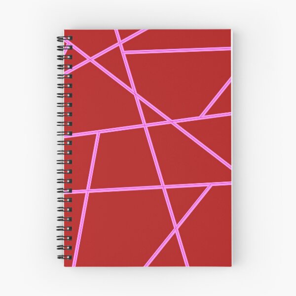 Item preview, Pink Abstract Lines Red Pattern designed and sold by Gevover.