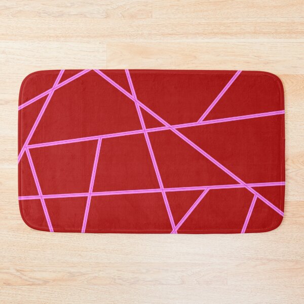 Item preview, Pink Abstract Lines Red Pattern designed and sold by Gevover.