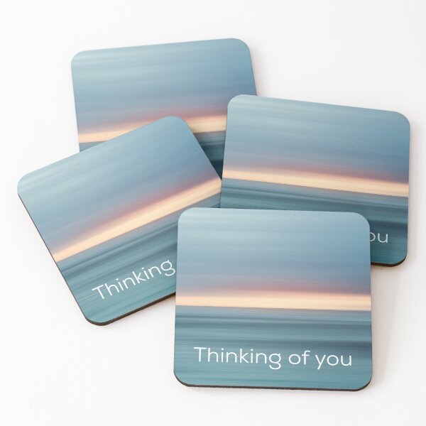 Item preview, Thinking of you ocean dawn designed and sold by headtrackerart.