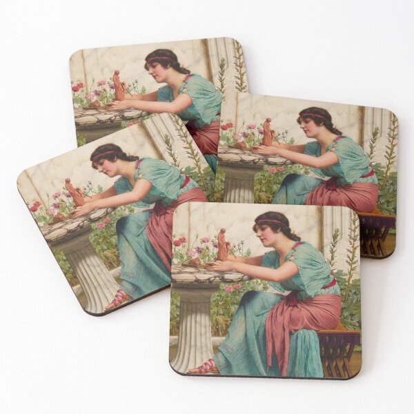 Item preview, A Dilettante - John William Godward - 1922 designed and sold by CJET.