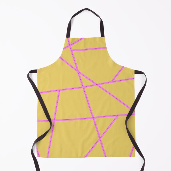 Item preview, Pink Abstract Lines Yellow Pattern designed and sold by Gevover.