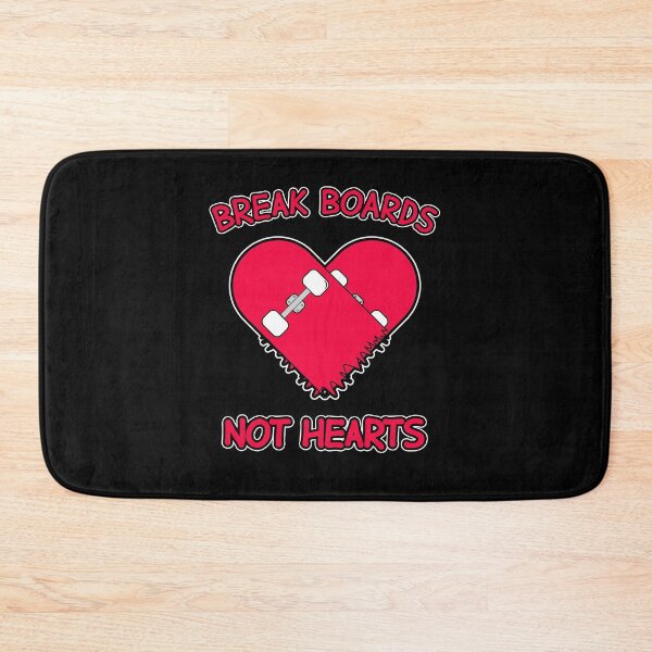 Item preview, Break Boards Not Hearts Skateboarding Skate Cool Valentines Day designed and sold by sillyquestions.