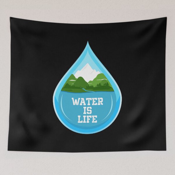 Item preview,  Water is Life, World Water Day 2021 designed and sold by ZaydounStark.