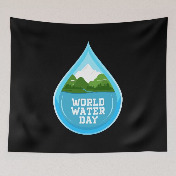 Item preview, World Water Day 2021, Water is Life designed and sold by ZaydounStark.