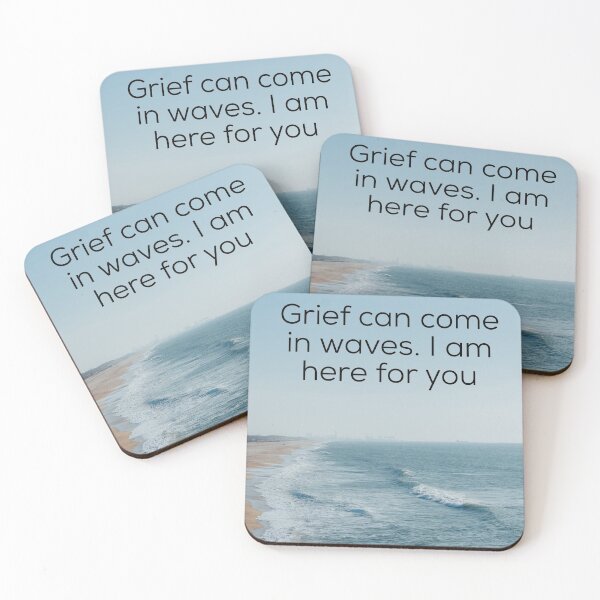 Item preview, Sympathy card ocean waves designed and sold by headtrackerart.