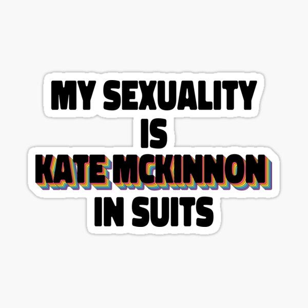 Artikel-Vorschau von Meine Sexualität ist Kate McKinnon in Anzügen, designt und verkauft von ColoredRatio.