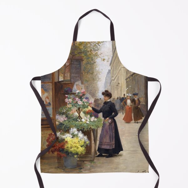Item preview, A Flower Seller on Les Grands Boulevards, Paris - Victor Gilbert designed and sold by CJET.