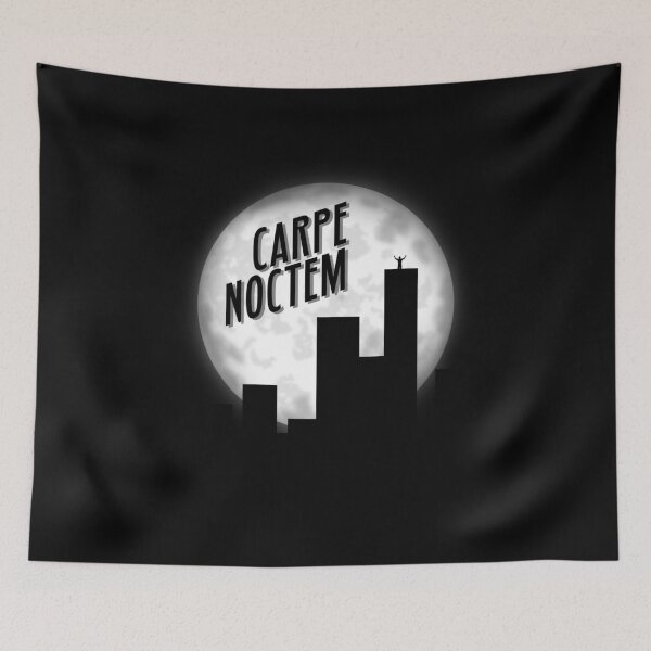 Item preview, Seize The Night Noir Nightlife City Skyline Dark Night Peron designed and sold by sillyquestions.