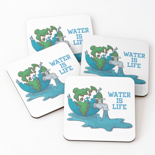 Item preview, Water is Life, World Water Day 2021 designed and sold by ZaydounStark.