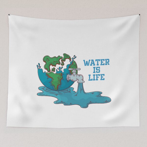 Item preview, Water is Life, World Water Day 2021 designed and sold by ZaydounStark.