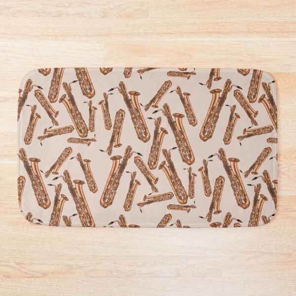 Item preview, Baritone Saxophone Pattern Pink designed and sold by jasmijndeklerk.