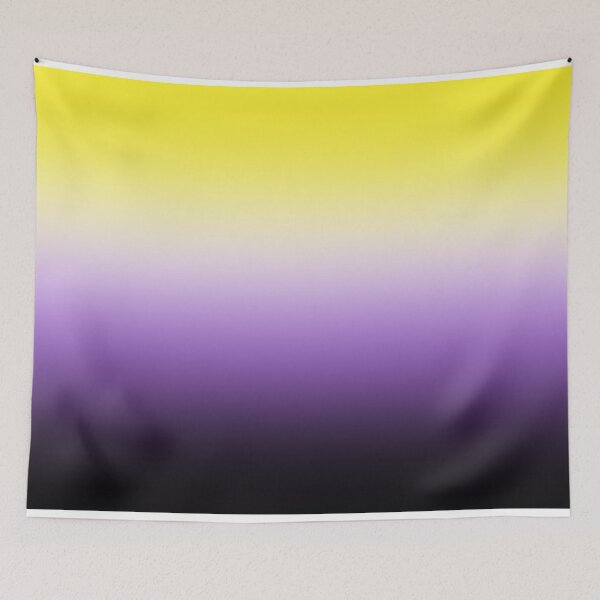 Item preview, Non-Binary Pride Flag Gradient designed and sold by JustGottaDraw.