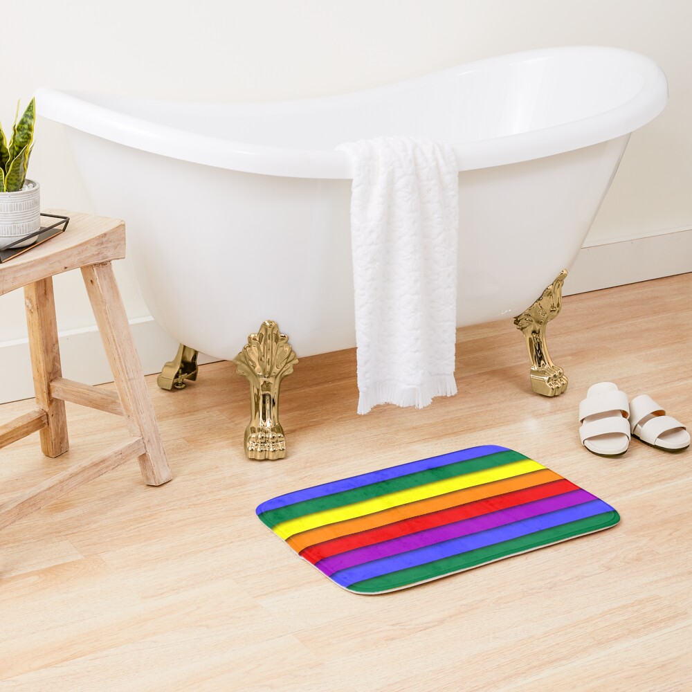Item preview, Bath Mat designed and sold by rainbowarray.