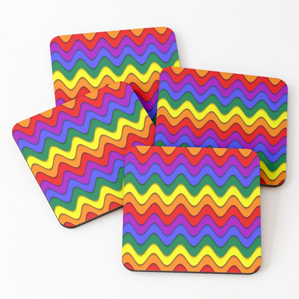 Item preview, Coasters (Set of 4) designed and sold by rainbowarray.