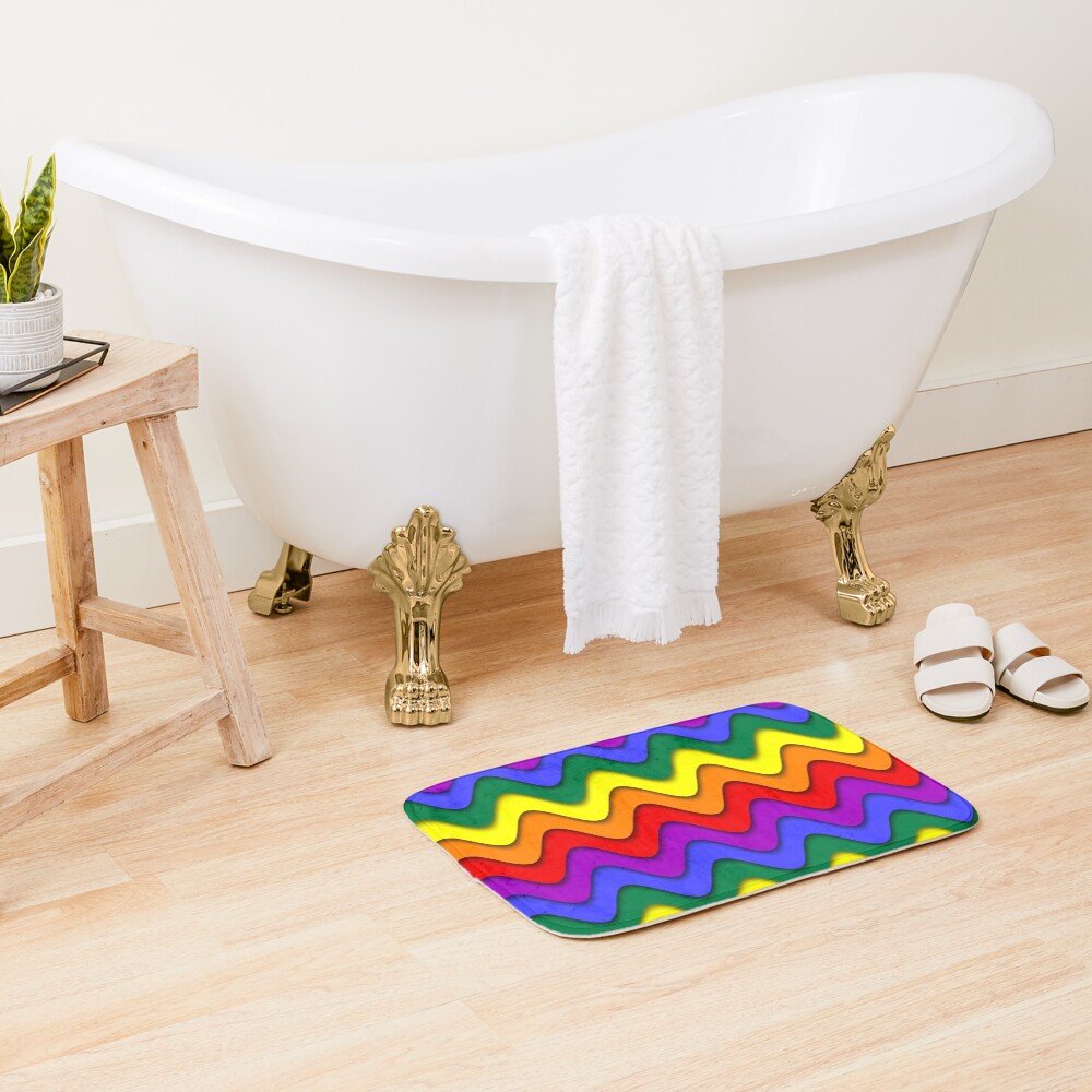 Item preview, Bath Mat designed and sold by rainbowarray.