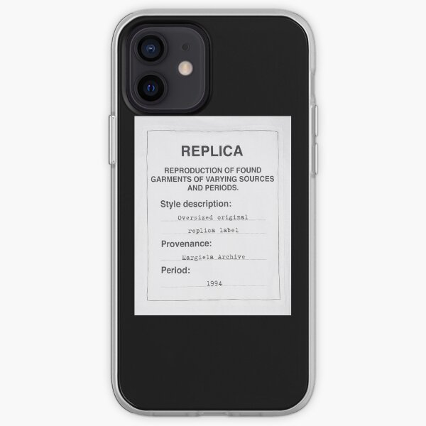 Margiela Replica Label iPhone Soft Case
