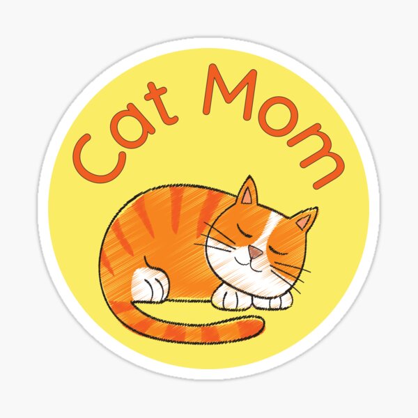 Cat Mom Sticker