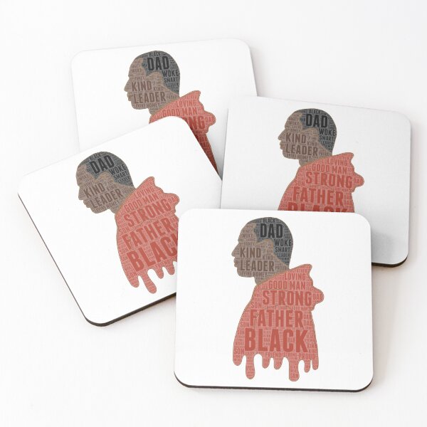 Item preview, Black Father / Dad Father's Day Words in Afro designed and sold by blackartmatters.