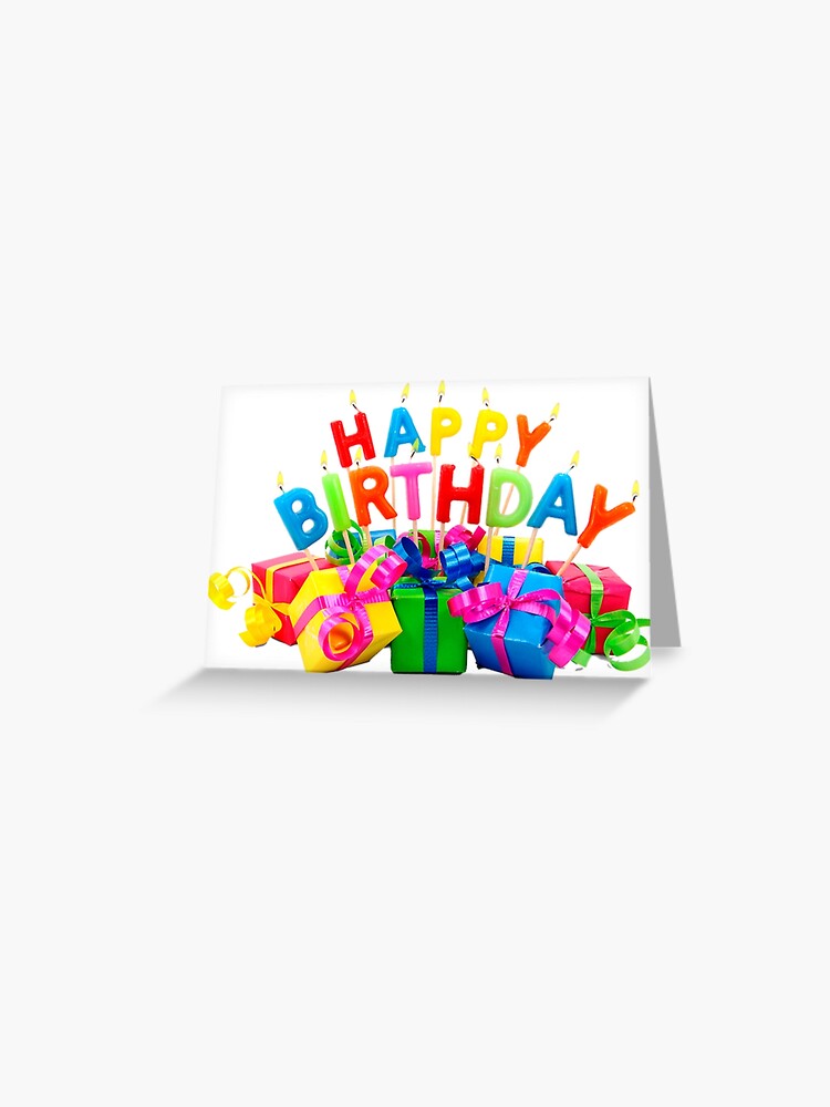 Happy Birthday Greeting Card Template. Hand Drawn Cake, Balloons and Gift  Boxes Sketch Illustrations. Holiday Celebration Design Layout Stock Vector  Image & Art - Alamy