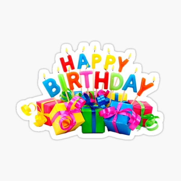 Happy Birthday Sticker