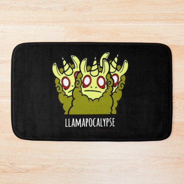Item preview, Llama Apocalypse Zombie Llamapocalypse designed and sold by WolfGraphics.